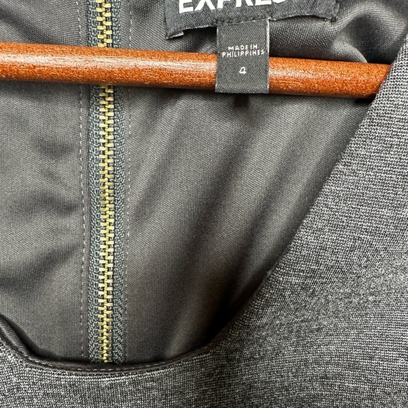 Express‎ Bodycon Grey Dress Size 4 - Picture 5 of 5